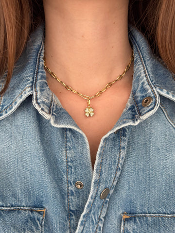 The Mini Pave Lucky Charm