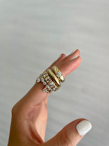 Small Solid Domed Ring