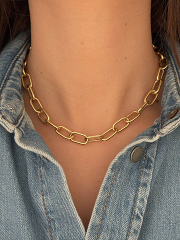 Small Luna Link Necklace
