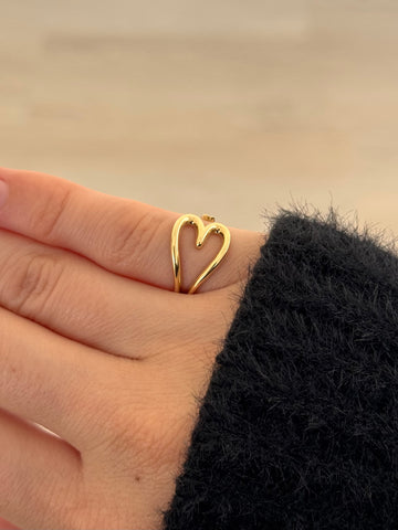 Open Heart Ring