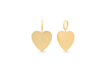 MS X SRJ Large Heart Earrings