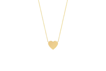 MS X SRJ Single Diamond Heart Necklace