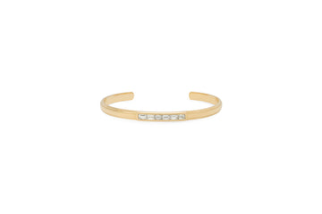 Baguette Diamond Cuff Bracelet