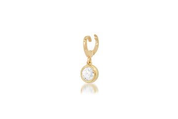 Round Diamond Charm