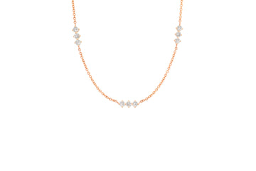 3 x 3 Diamond Necklace