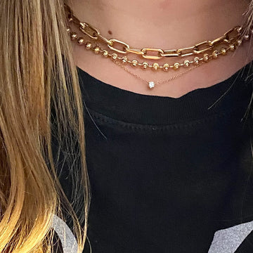 Floating Diamond Necklace