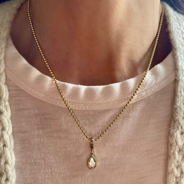 Tear Drop Diamond Charm