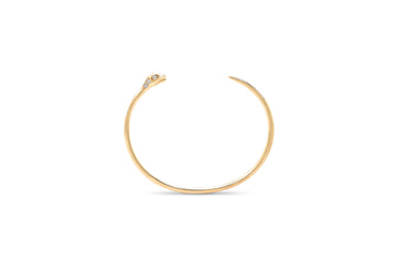 Diamond Snake Cuff Bracelet