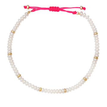 #1 Pearl and 14k Gold Anklet