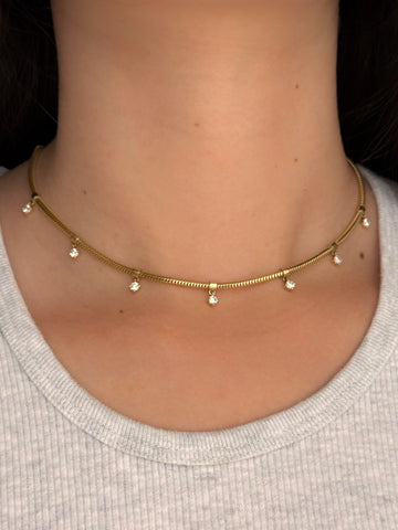 Cloud Drop Necklace