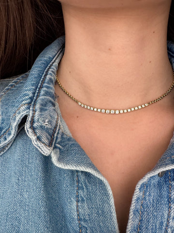 Graduated Diamond Necklace