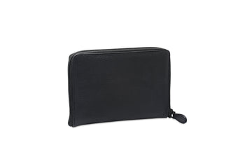 Solid Black Jewelry Pouch