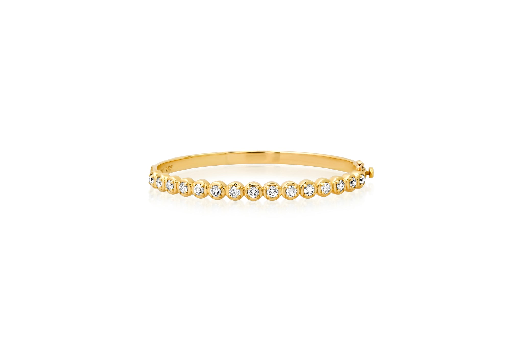 Diamond Cloud Bangle Bracelet