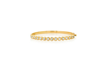 Diamond Cloud Bangle Bracelet