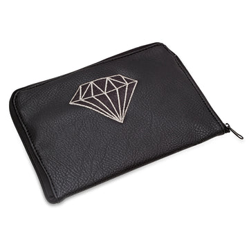 Diamond Embroidered Travel Pouch