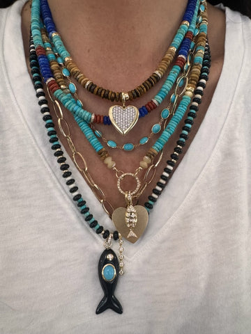 Multi Mix Beaded Necklace