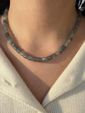 Labradorite Beaded Necklace