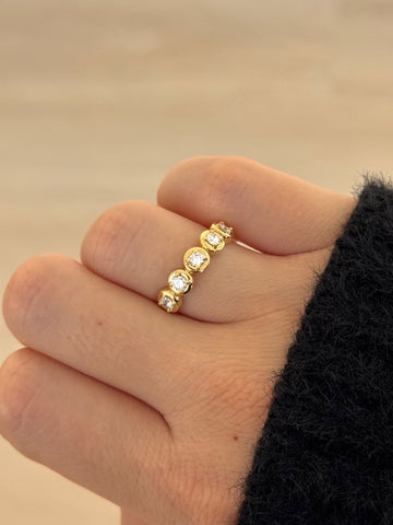 Round 5 Diamond Cloud Ring