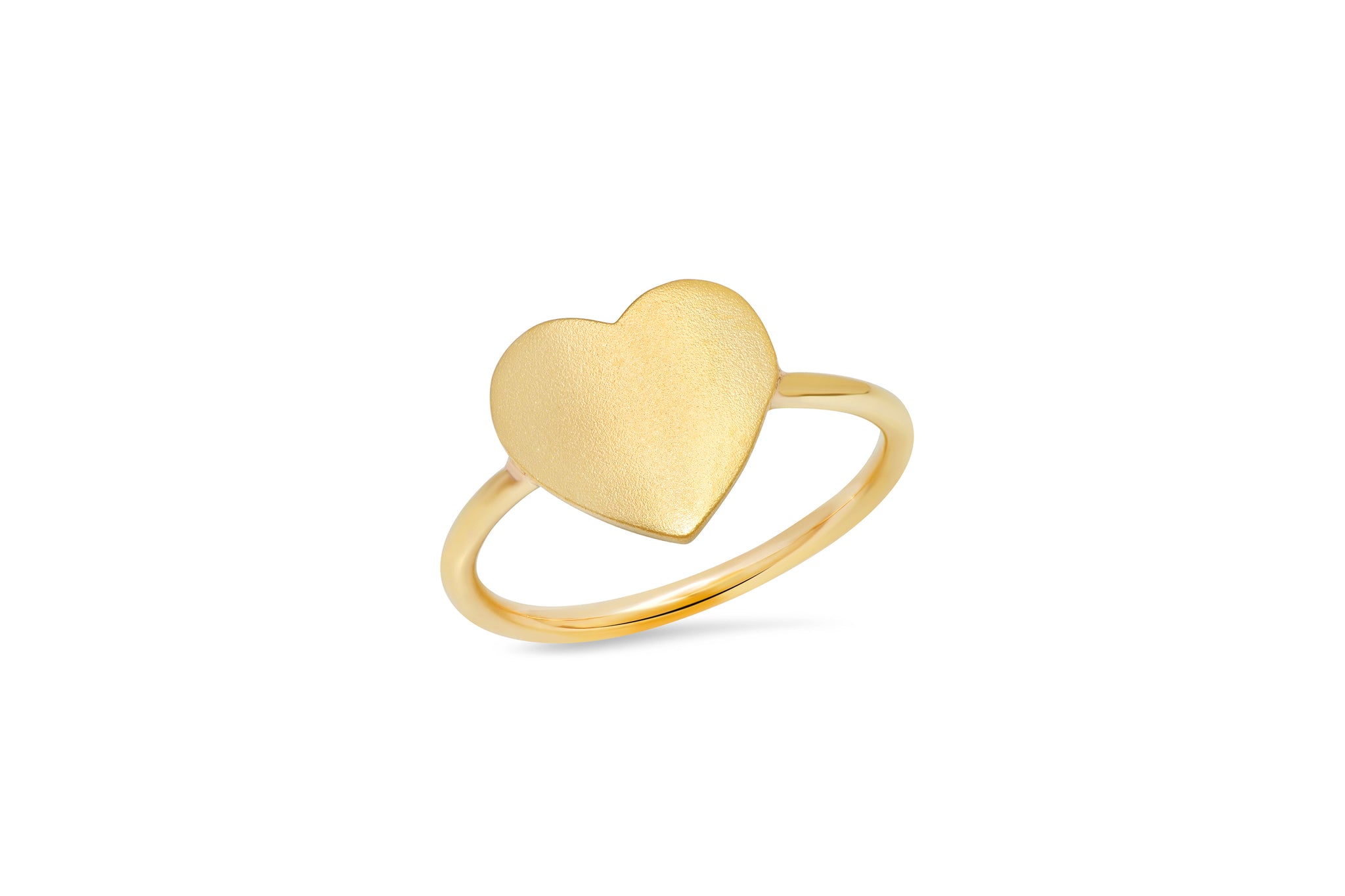 MS X SRJ Solid Heart Pinky Ring