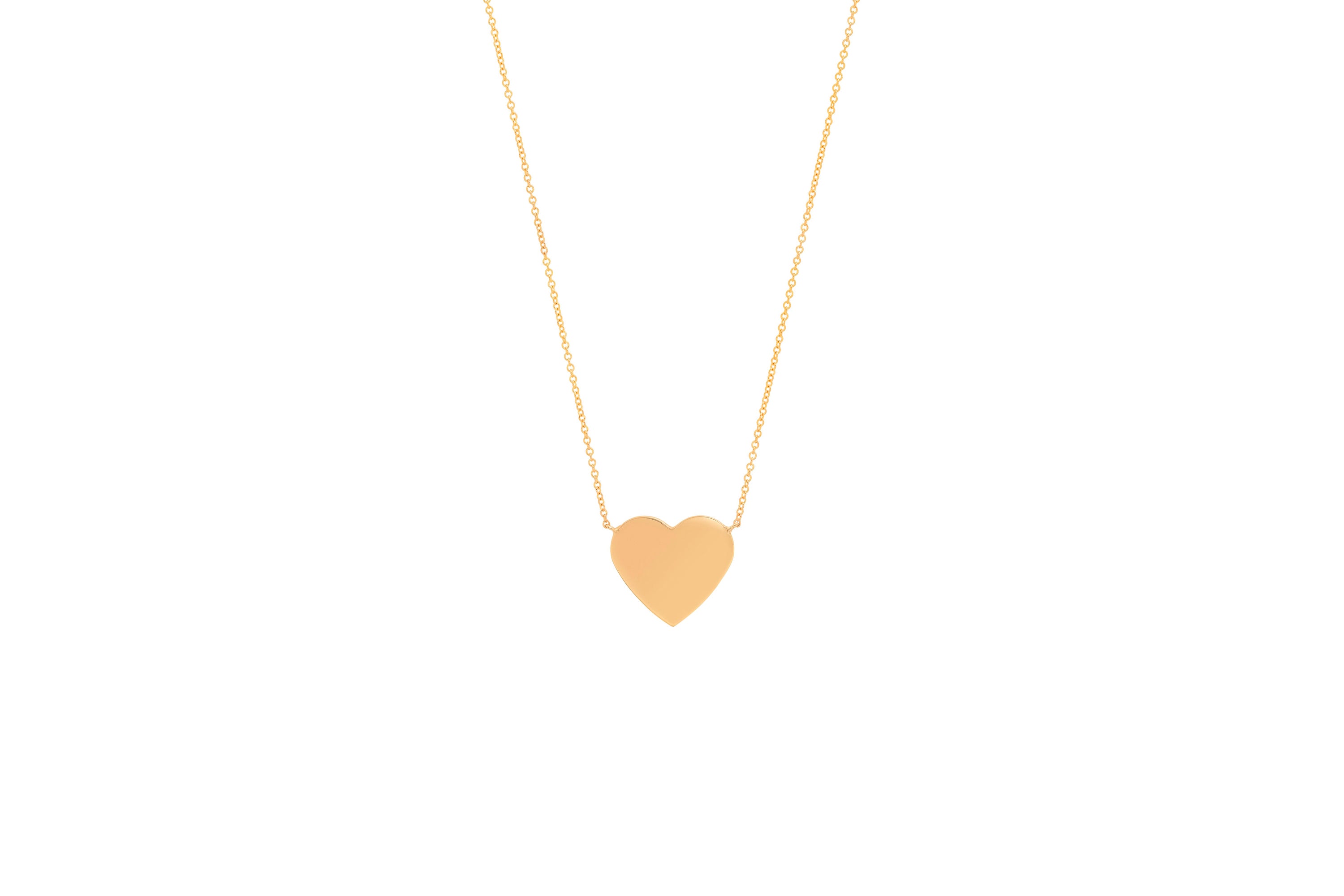 ★PEARLY MORE★ front heart slide necklace Monroe Heart Necklace - Susan Shaw