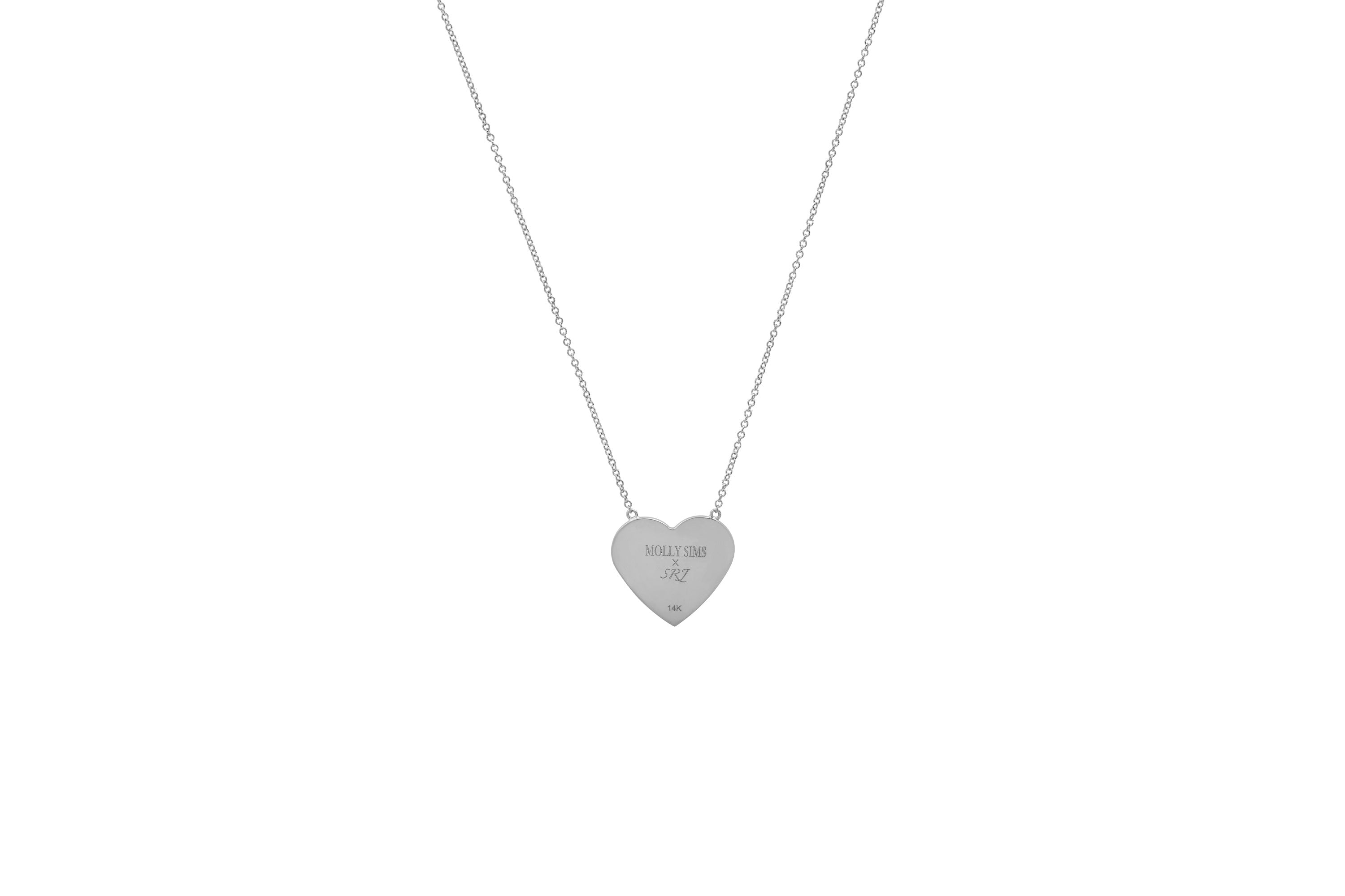 MS X SRJ Medium Heart Necklace