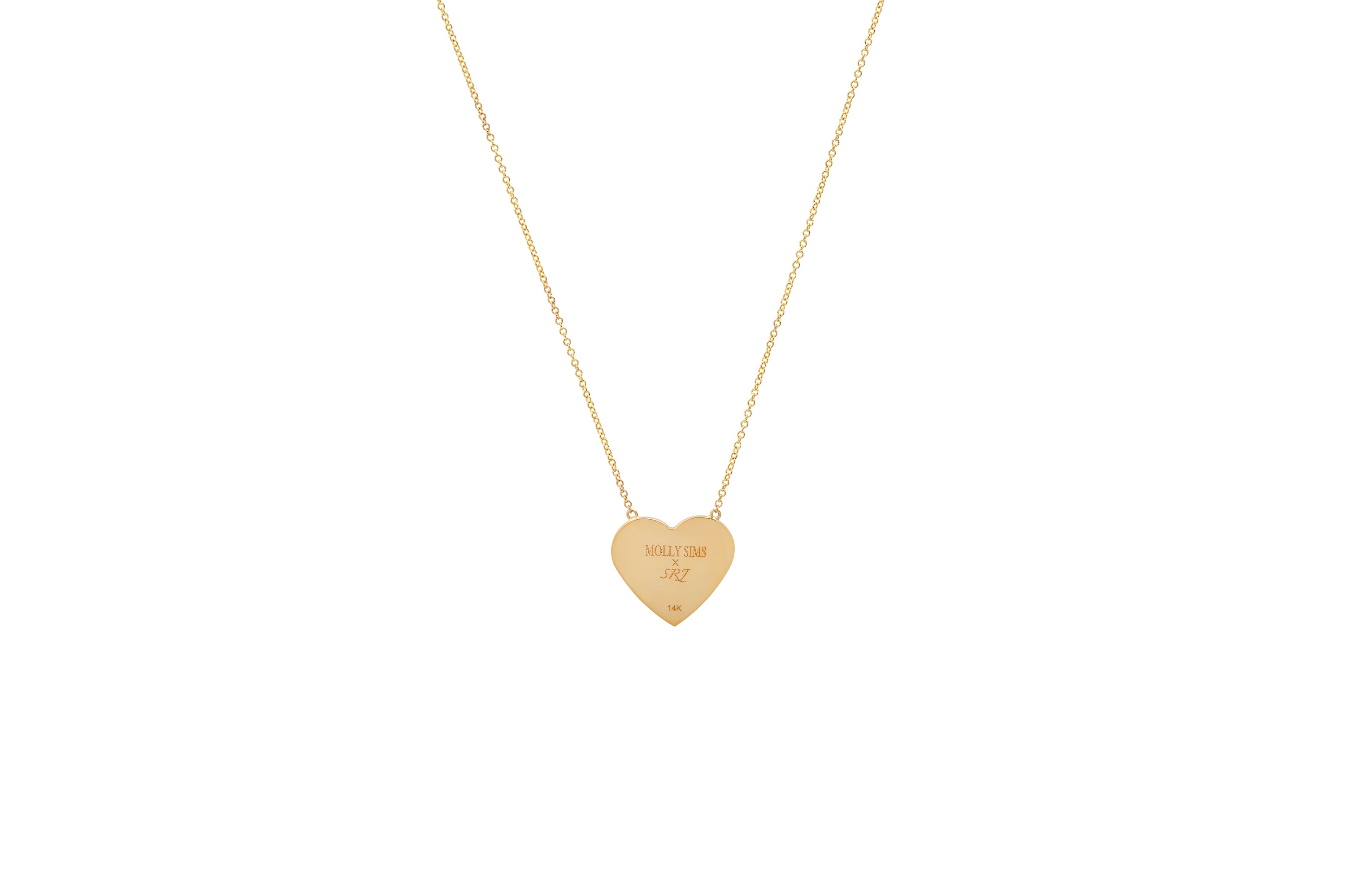 MS X SRJ Medium Heart Necklace