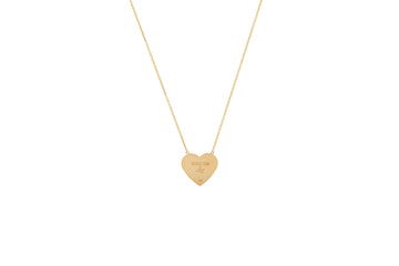 MS X SRJ Solid Heart Necklace
