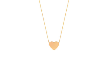 MS X SRJ Single Diamond Heart Necklace