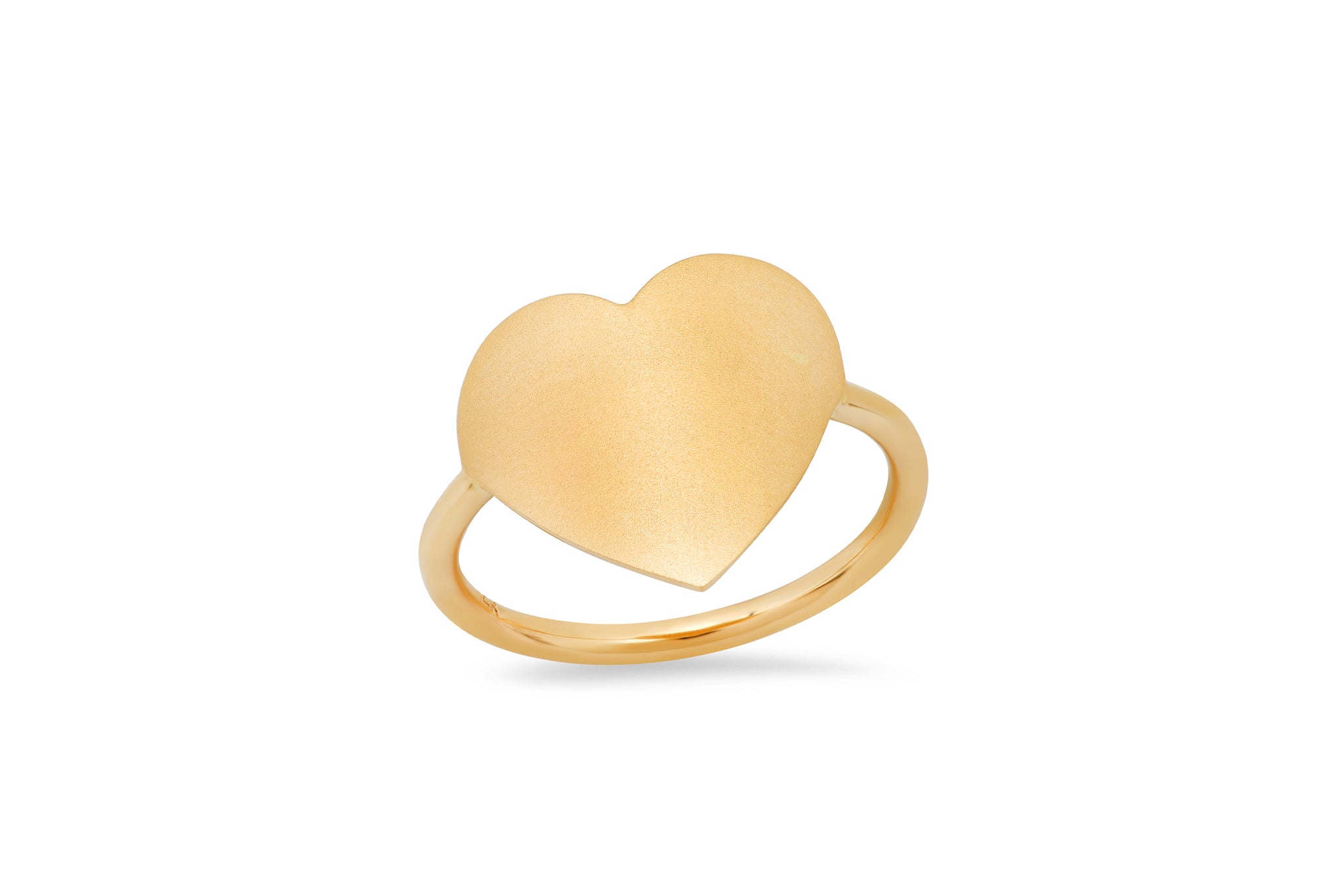 MS X SRJ Large Solid Heart Ring