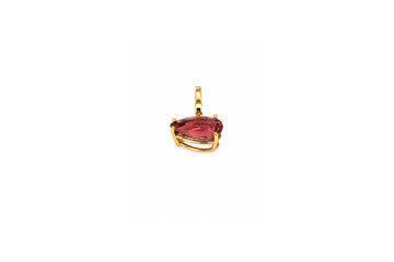 Pink Tourmaline Charm