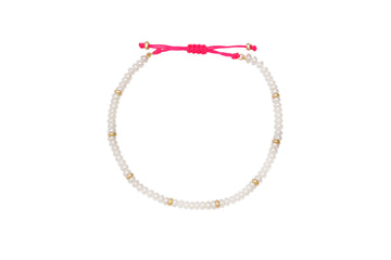 #1 Pearl and 14k Gold Anklet