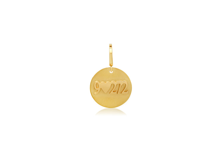 SRJ X Baby2Baby Zip Code Disc Charm