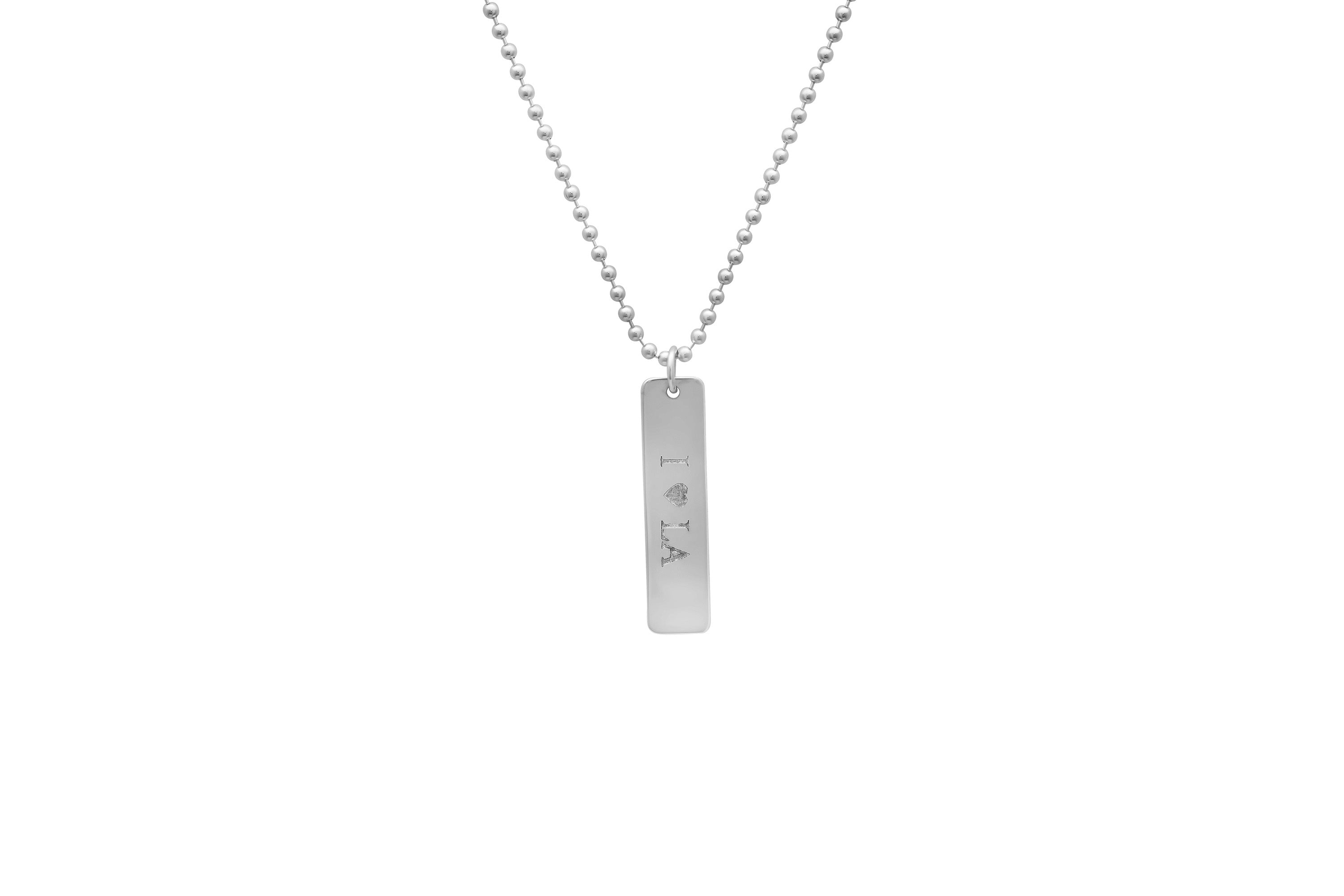 SRJ X Baby2Baby Zip Code Pendant Necklace