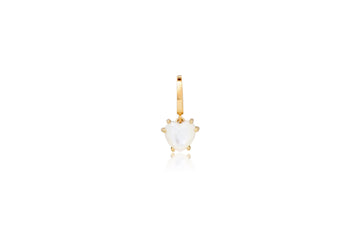 Pearl Mini Heart Charm