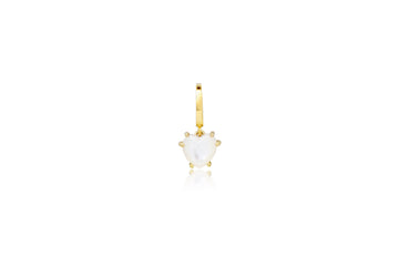 Pearl Mini Heart Charm