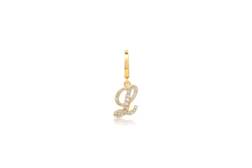 MinI Diamond Script Initial Charm