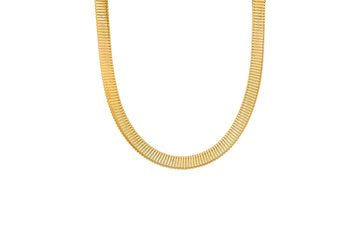 Thin Flat Tubogas Necklace