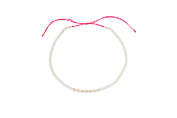 Pearl and Gold Bead Necklace