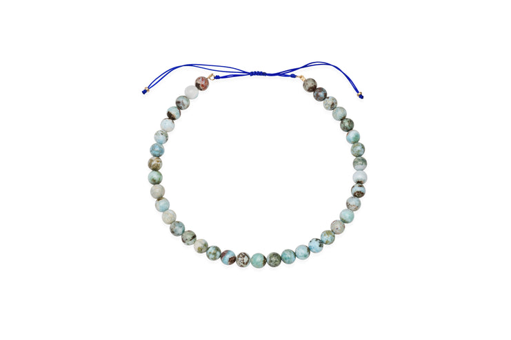 Large Mixed Turquoise Beaded Necklace