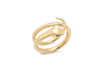 Double Wrap Snake Ring