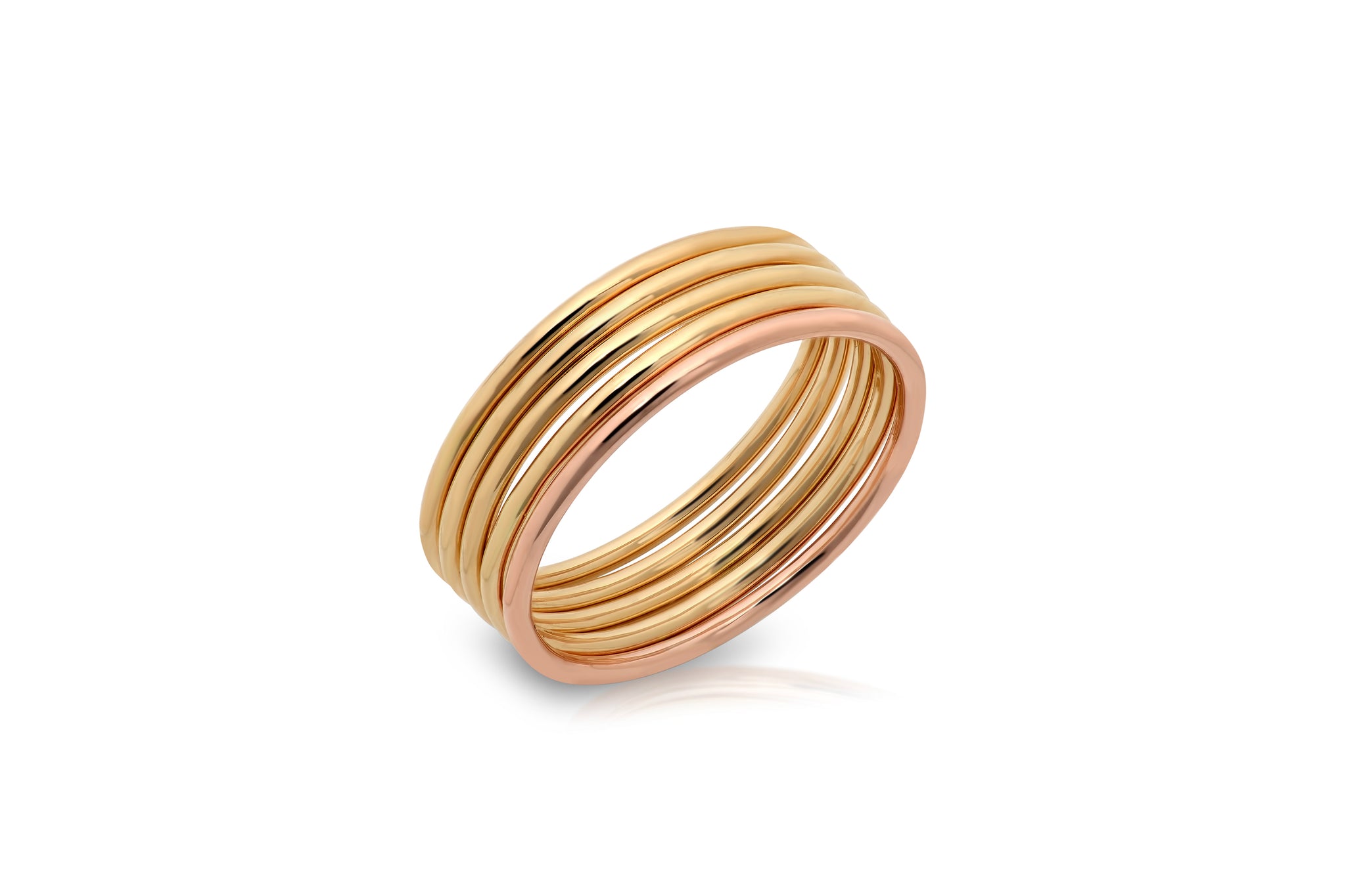Solid Gold Layering Ring