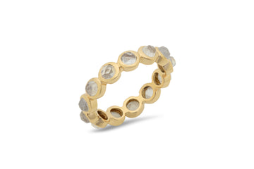 Small Moonstone Eternity Ring