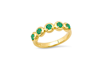 Round 5 Emerald Cloud Ring