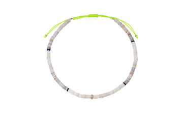 Ombre Opals and 14k Gold and Diamond Beaded Necklace