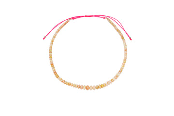 Graduated Fire Opal Necklace