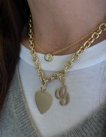 Round Diamond Cloud Necklace