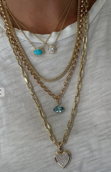 3mm Illusion Chain Necklace