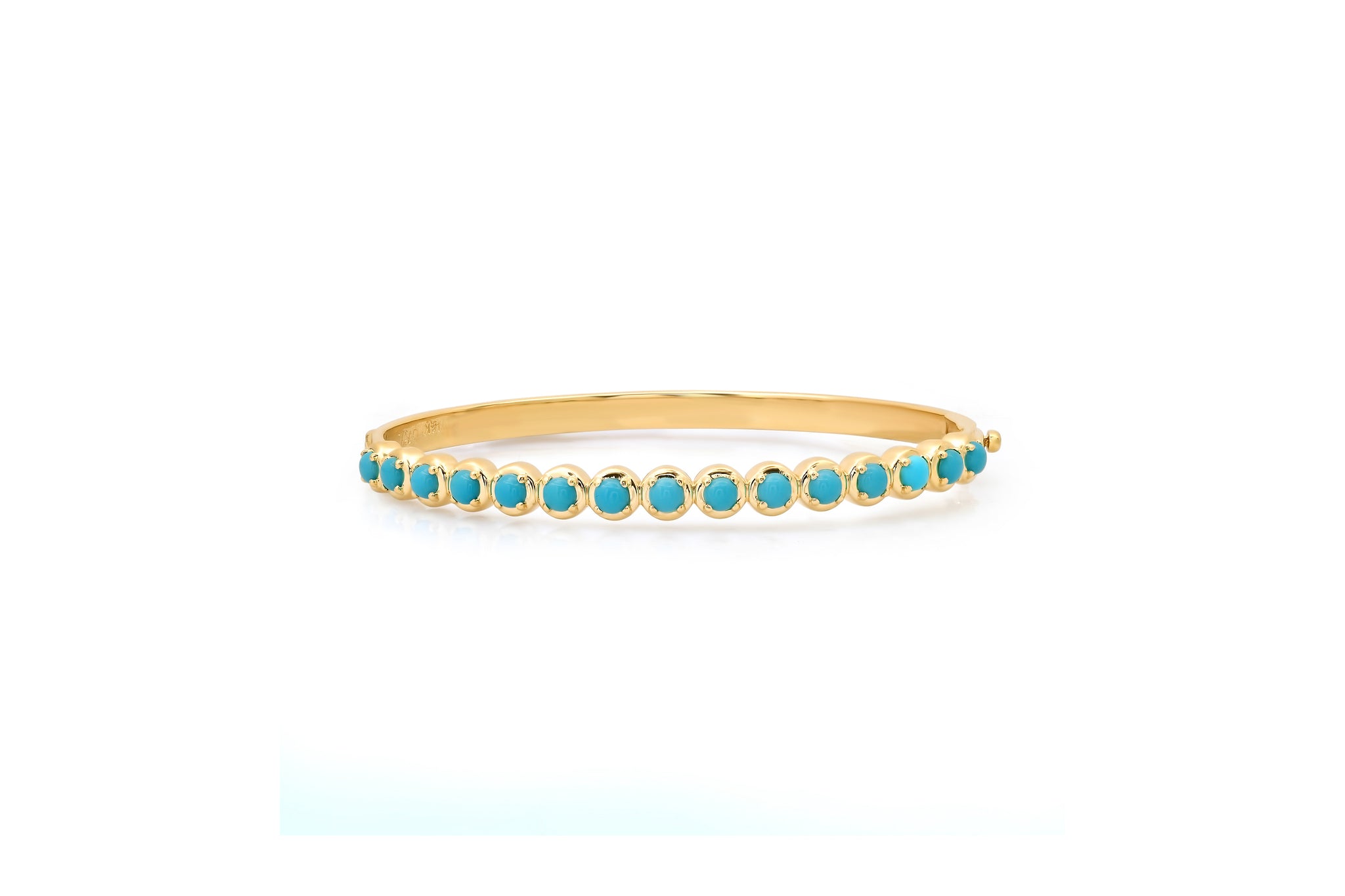 Turquoise Cloud Bangle Bracelet