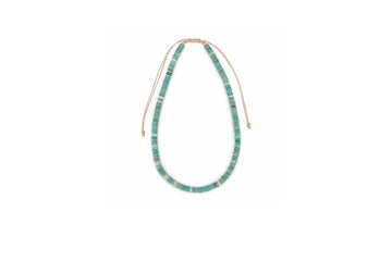 Amazonite Heishi Beaded Necklace