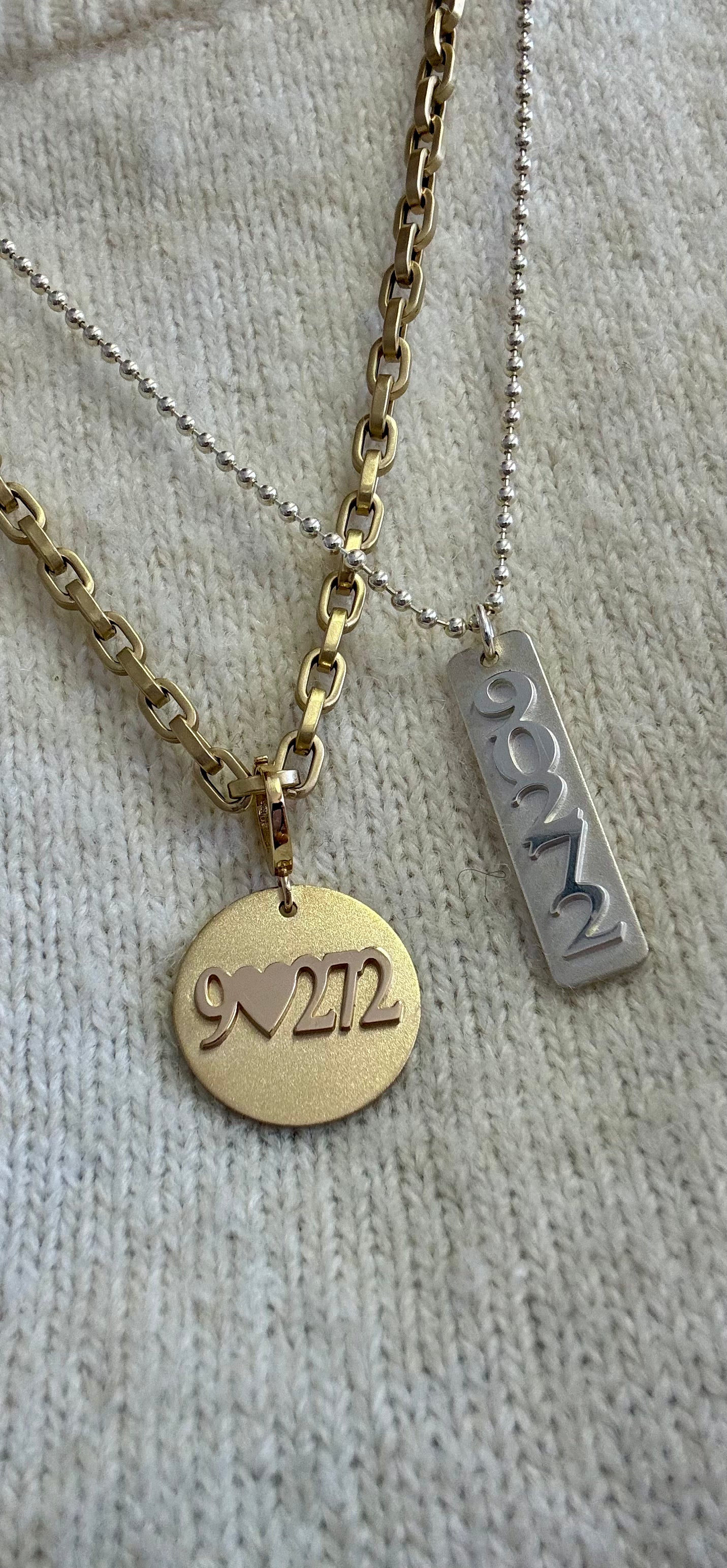 SRJ X Baby2Baby Zip Code Disc Charm
